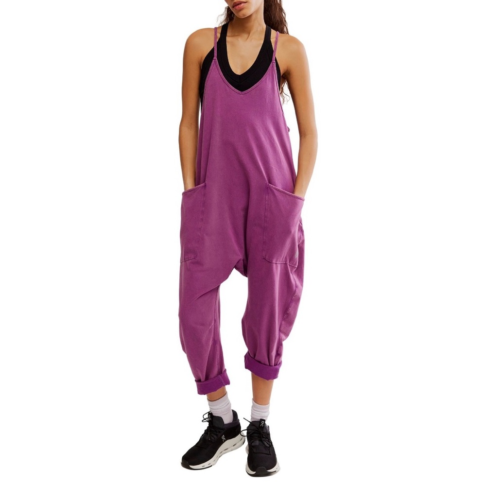 NWT FP Movement by Free People Hot Shot in Deep Mulberry